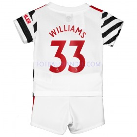 Barn Fotballdrakter Manchester United Williams 33 Tredje 2020-21 Kortermet
